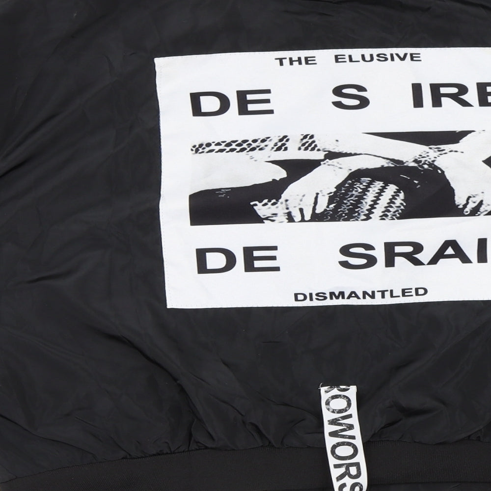 Mens UK Size 2XL Preworn Black Jacket