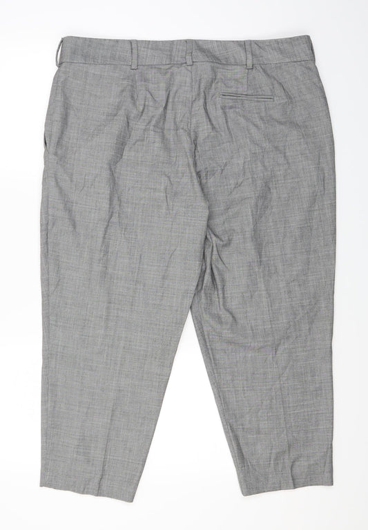 Marks and Spencer Womens Green   Trouser Suit Suit Trousers Size 18 L21 in - short