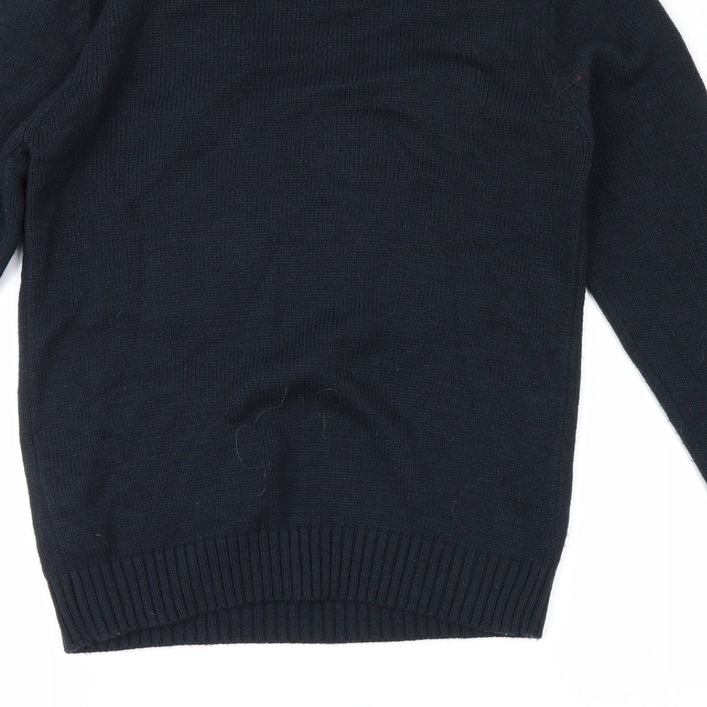 Cedar Wood State Mens Blue Pullover Jumper Size XS - santa