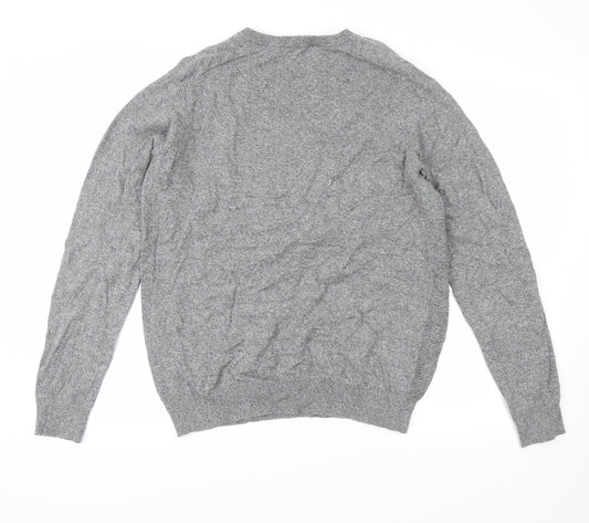George Mens Grey Pullover Jumper Size M
