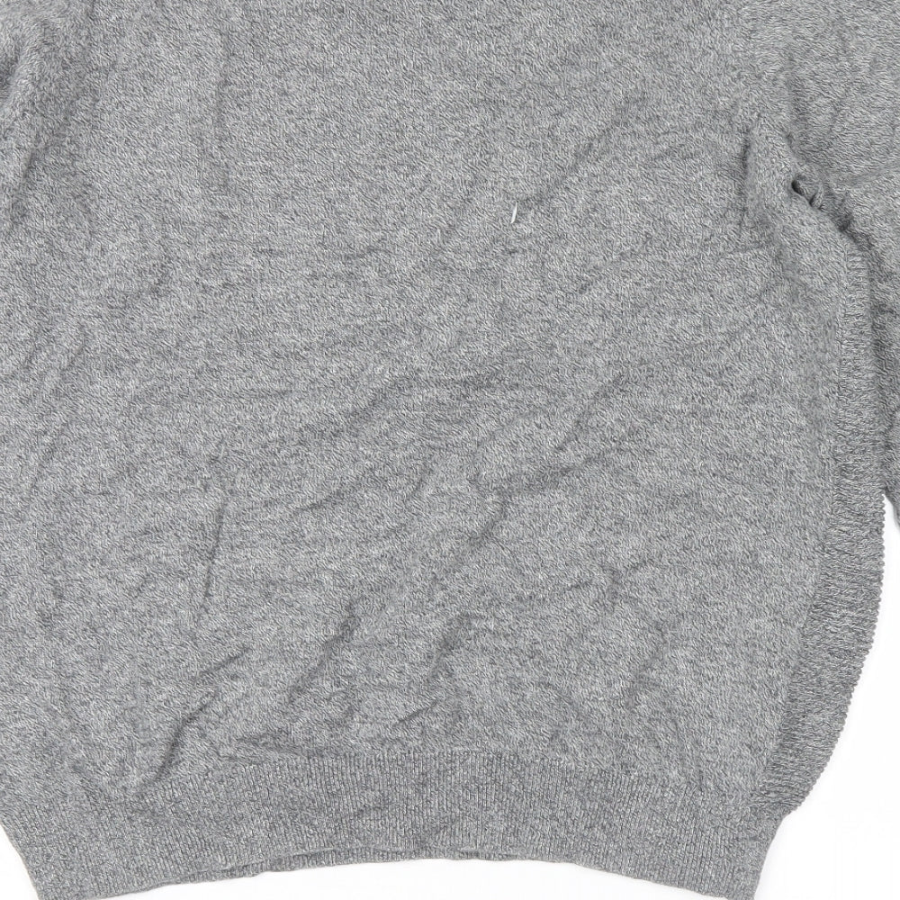George Mens Grey Pullover Jumper Size M