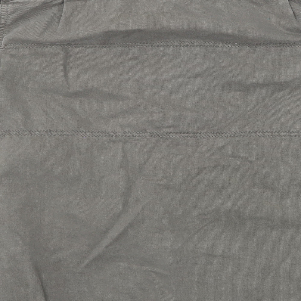 super dry Mens Green Button-Up