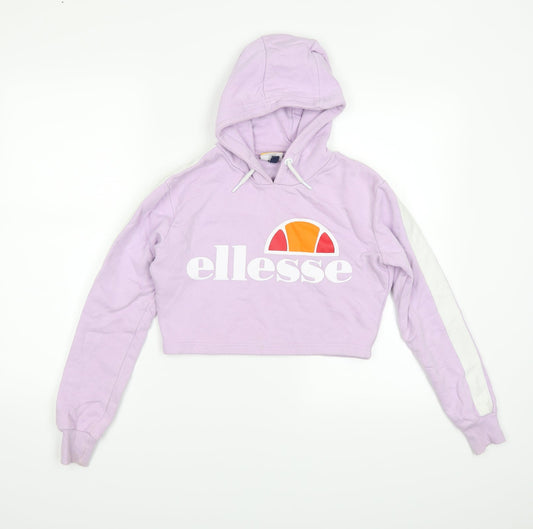 Ellesse Womens Purple Pullover Hoodie Size 4