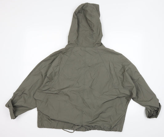 Womens UK Size 14 Vintage Boutique Green Jacket
