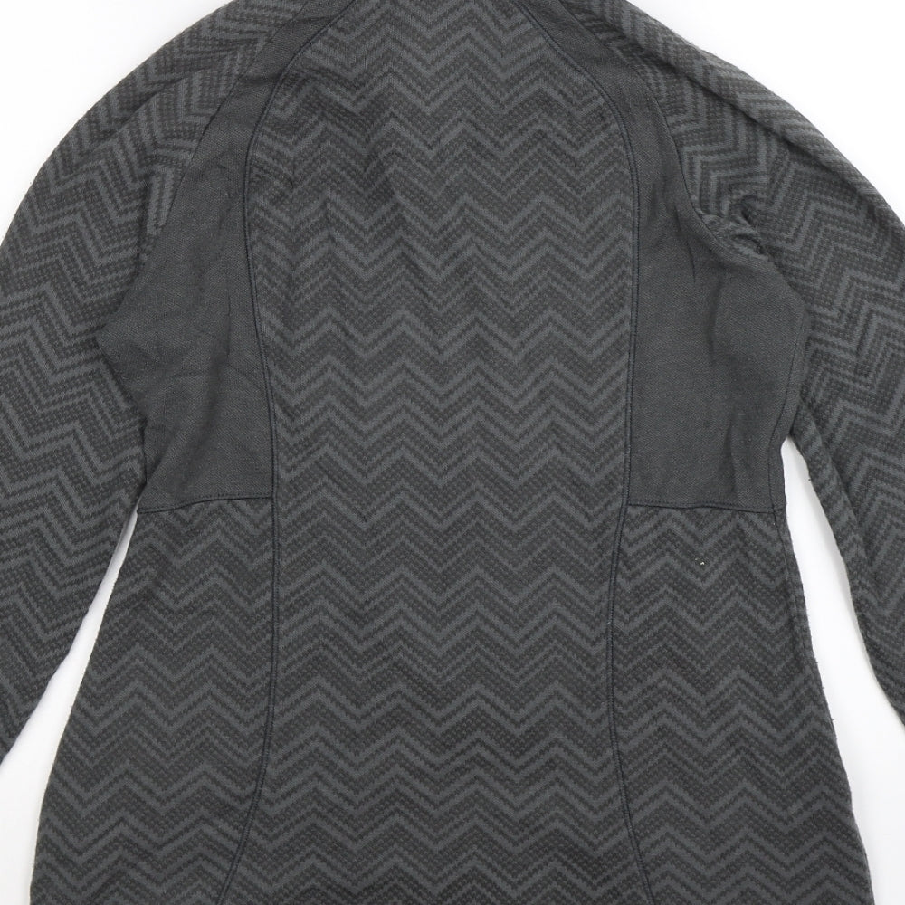 Avalanche Womens Grey Striped Jacket Size S
