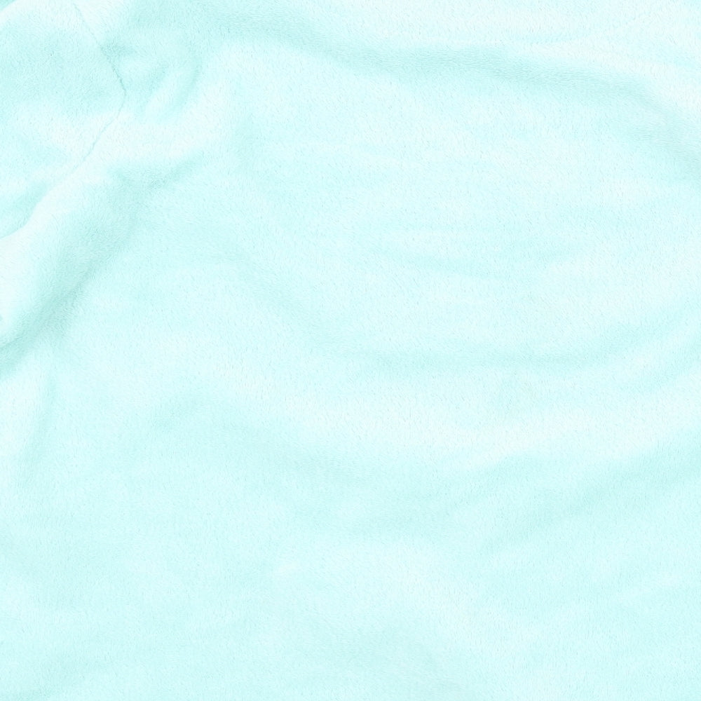 just like you Womens Blue Fleece Top Pyjama Top Size M - donut disturb