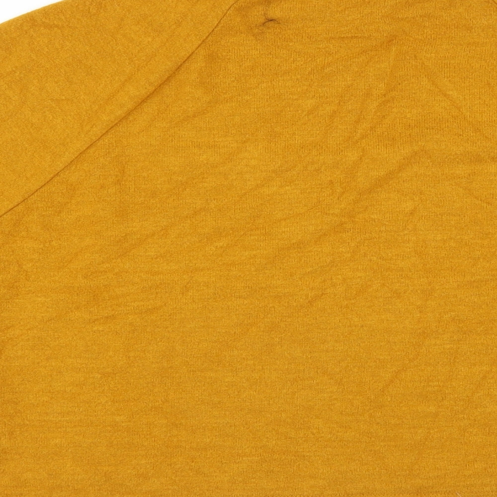 H&M Womens Yellow Pullover Jumper Size L