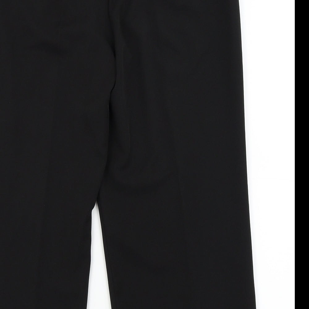 Womens UK Size 14 South Regular Fit Capri Black Trousers