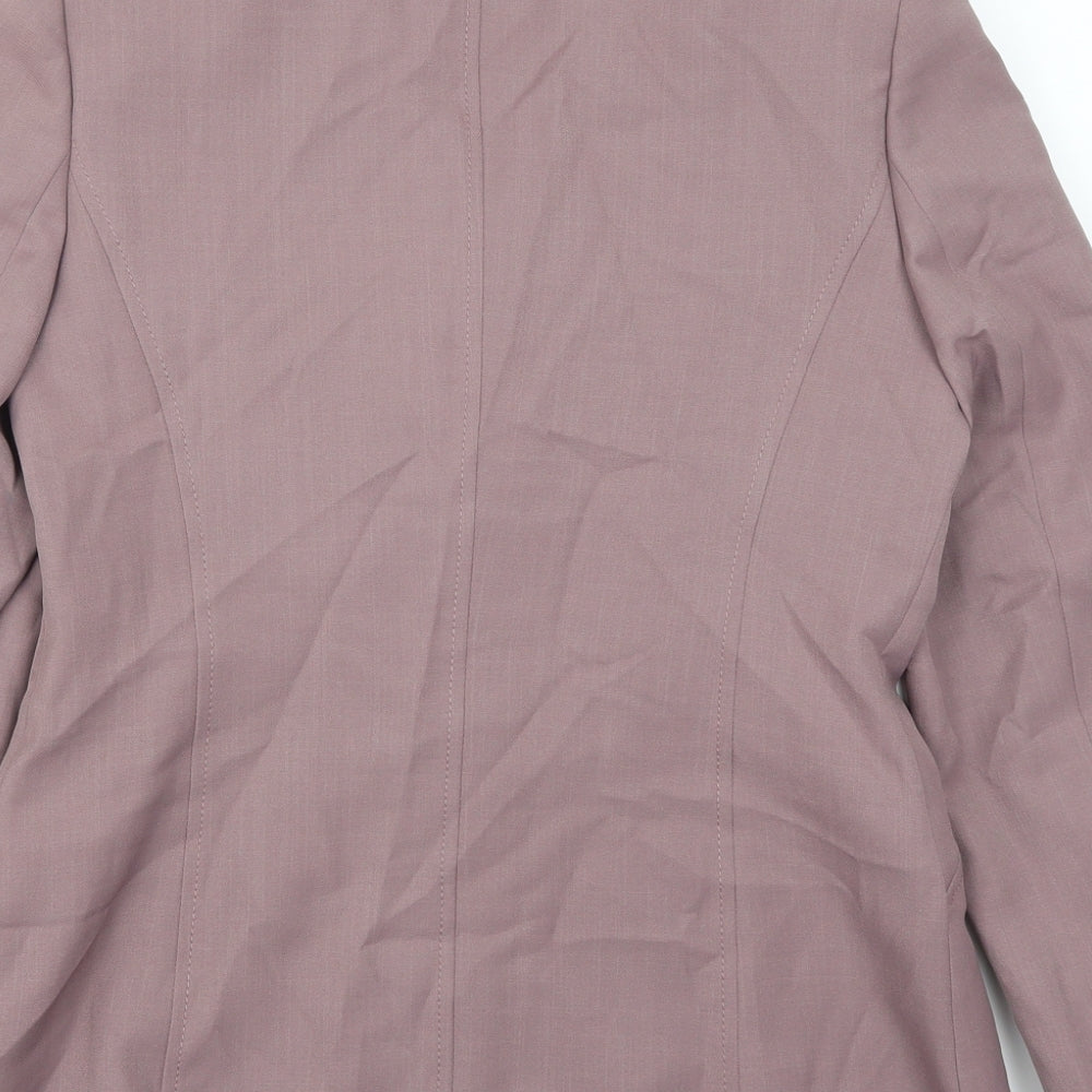 BHS Womens Pink Jacket Suit Jacket Size 10