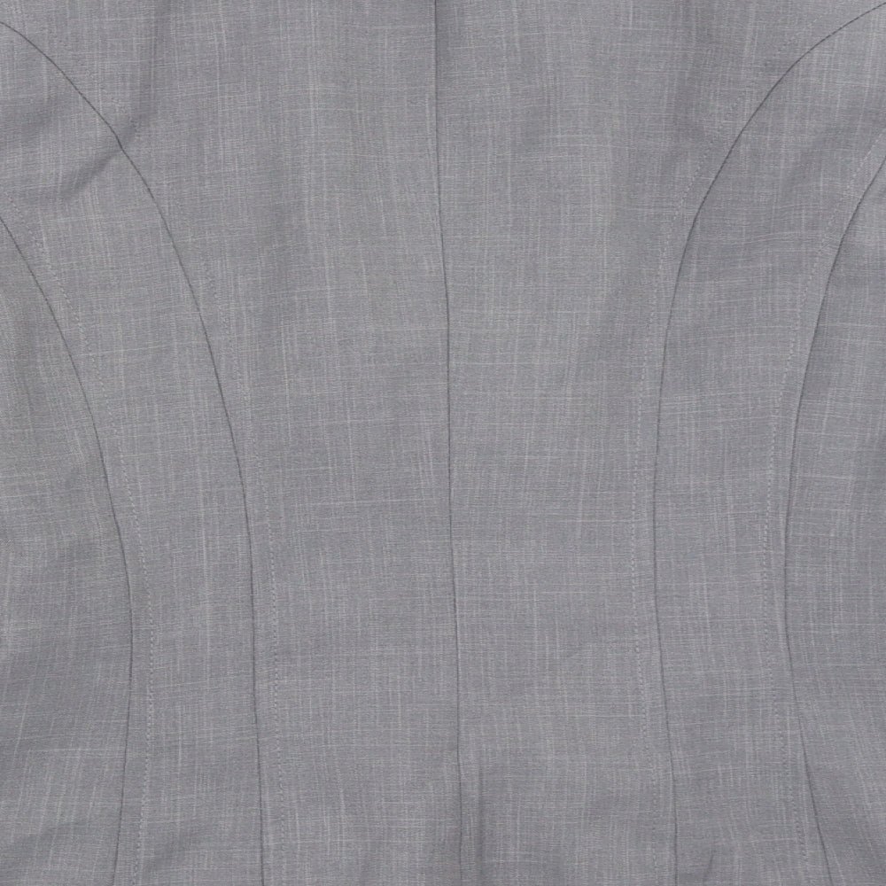 Debenhams Womens Grey Jacket Blazer Size 12