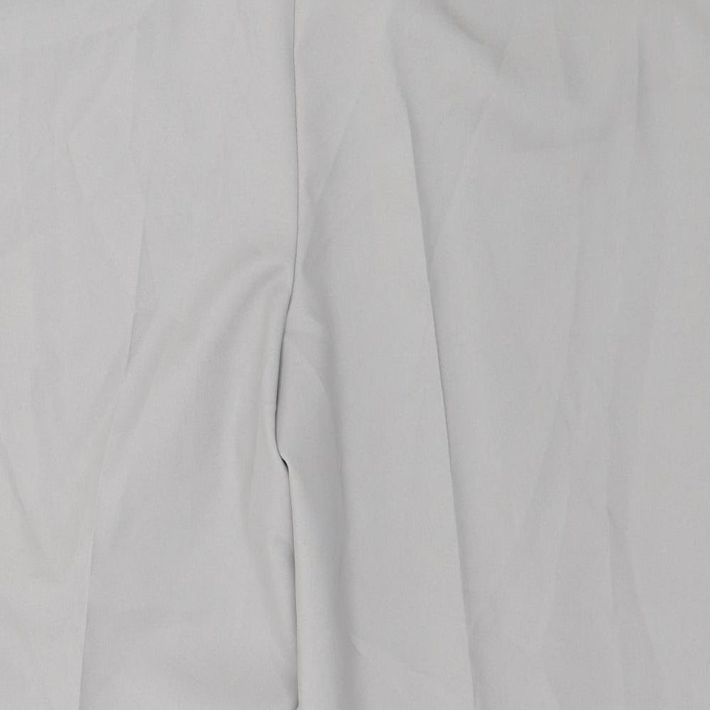 Charmance Womens Grey Trousers Size 22 L28 in