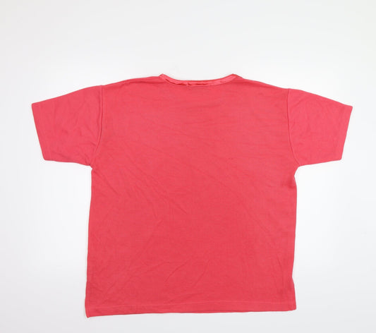 Carolyn Taylor Womens Pink Basic T-Shirt Size M