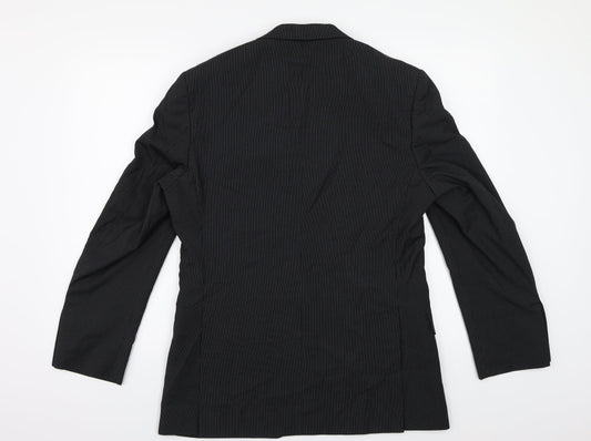 Mens UK Size 38 Burton Regular Black Suit Jacket