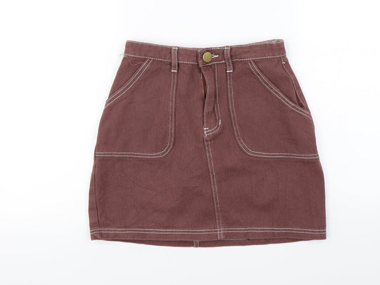 Womens UK Size 8 Boohoo A-Line Skirt