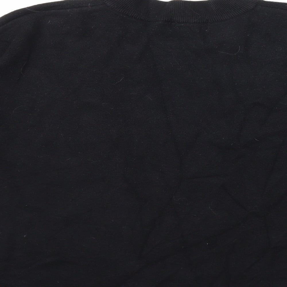 Tu Womens Black Knit Pullover Jumper Size 18