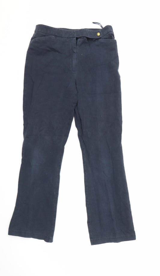 Essential Womens Blue Flared Jeans Size 28 in L27 in
