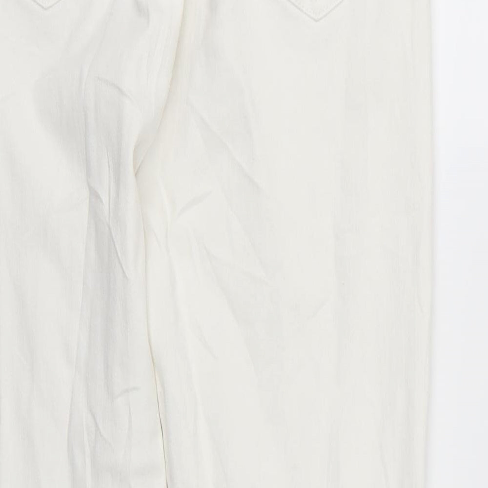 Marks and Spencer Womens White Denim Skinny Jeans Size 10 L26 in