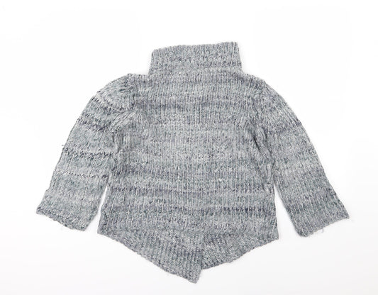 Kenar Womens Grey Knit Cardigan Jumper Size L
