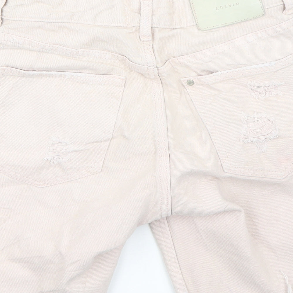 & denim Mens Ivory   Bermuda Shorts Size 24