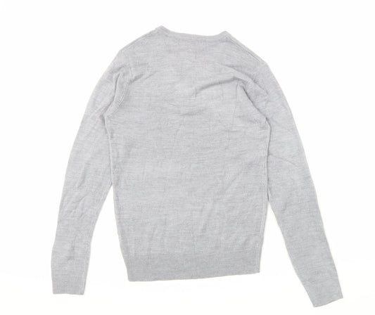 Mens UK Size XS Cedar Wood State Grey Pullover Sweatshirt