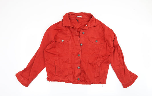 Womens UK Size M Noisy may Red Jacket