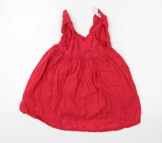 Evie Angel Girls Pink Fit & Flare Size 3-4 Years