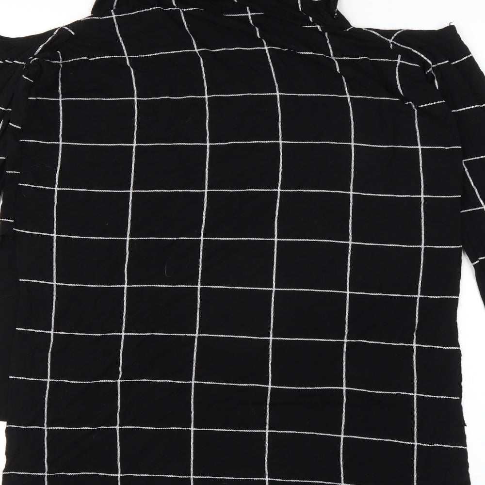 Womens UK Size 12 Select Black Basic T-Shirt