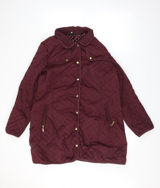 Womens UK Size 16 George Red Jacket