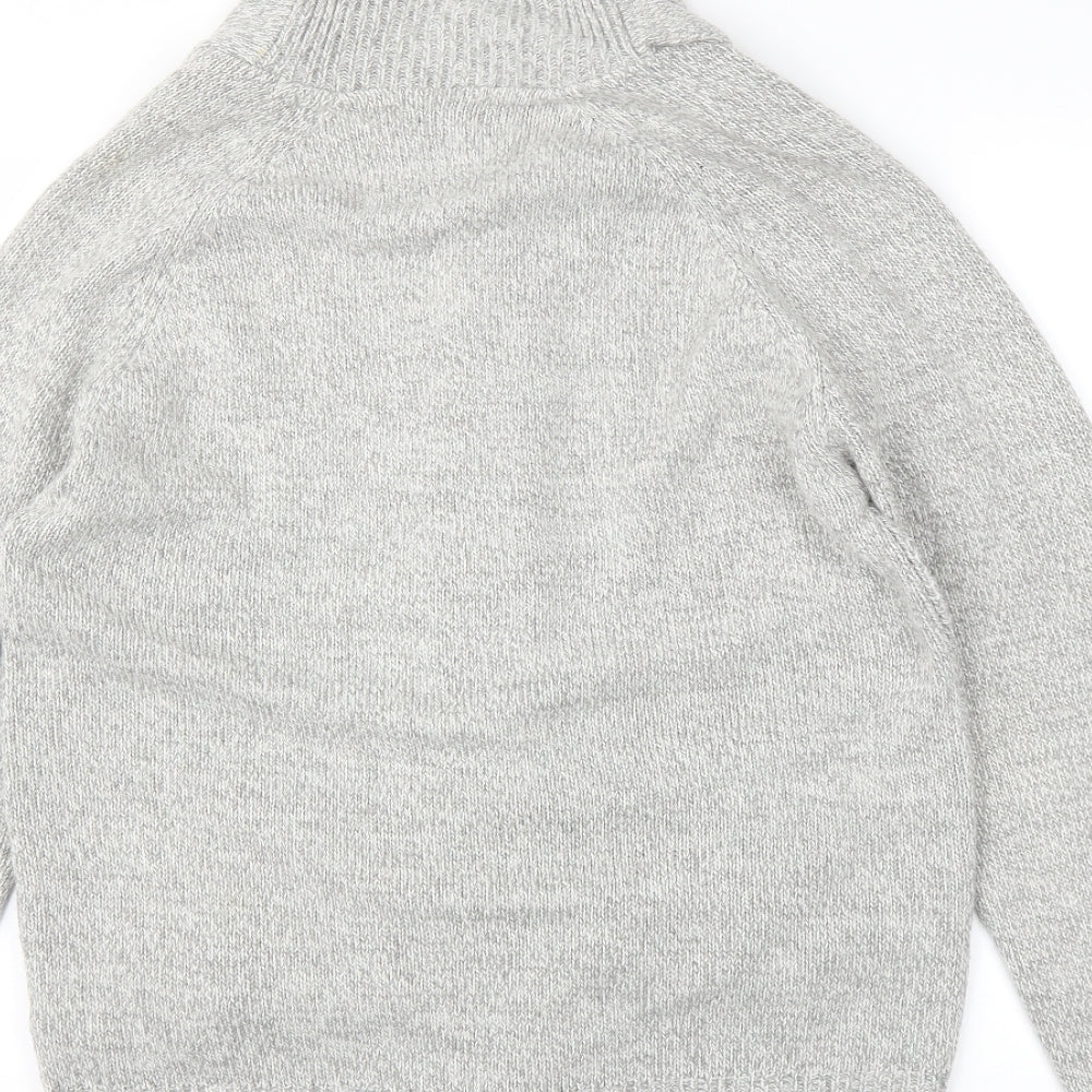 F&F Womens Grey Knit Jacket Size L