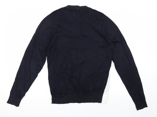 NEXT Mens Blue Pullover Jumper Size S - Grandpa Christmas