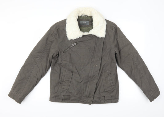 Womens UK Size 12 South Brown Jacket