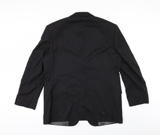 Mens UK Size 40 Marks and Spencer Regular Black Suit Jacket