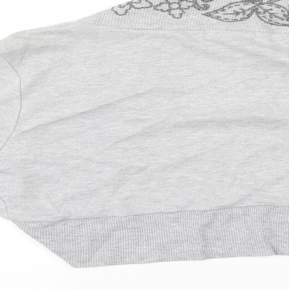 Tease Womens Grey Cardigan Jumper Size 18