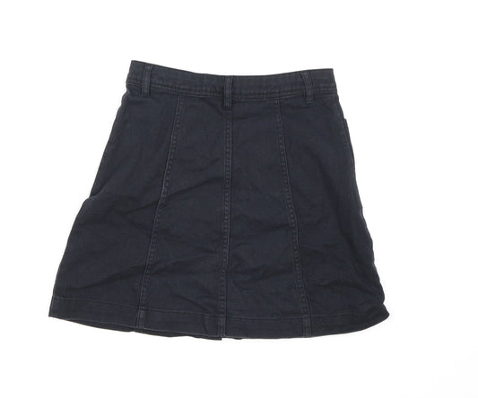 Divided by H&M Womens Black  Denim A-Line Skirt Size 4