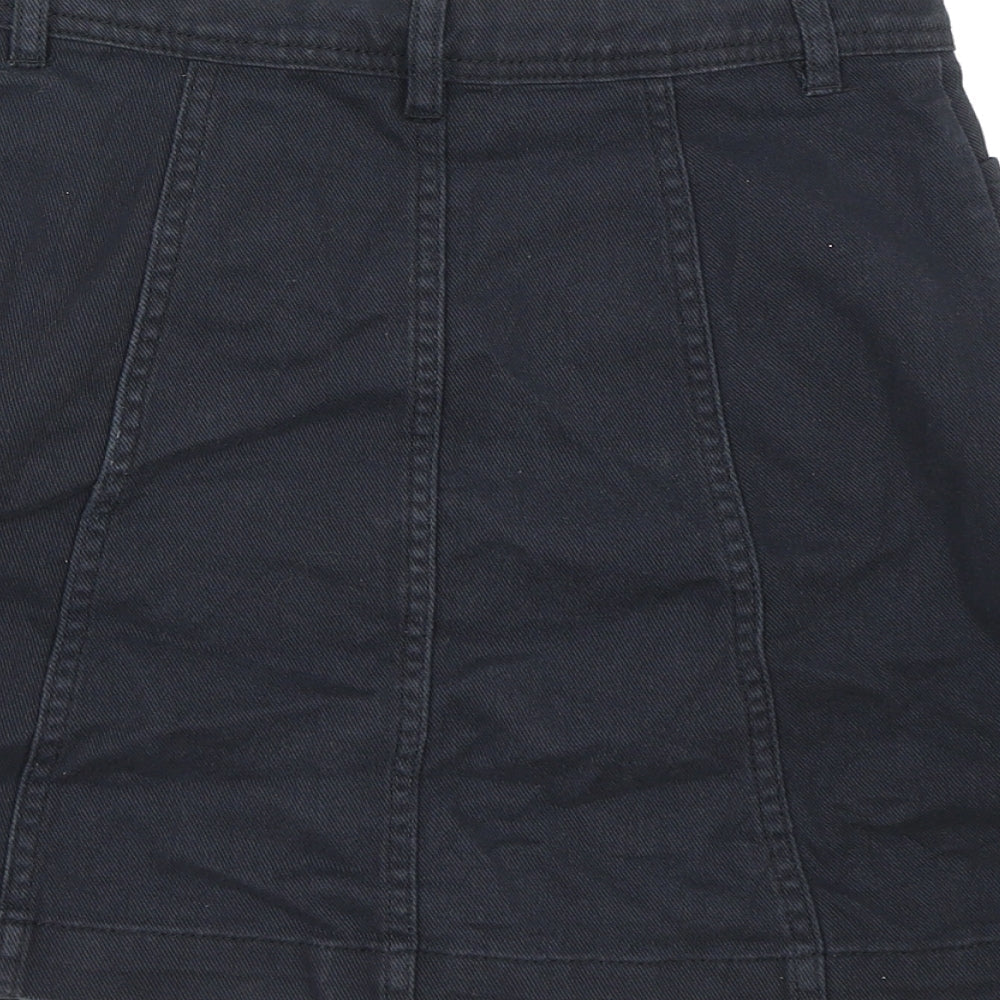 Divided by H&M Womens Black Denim A-Line Skirt Size 4
