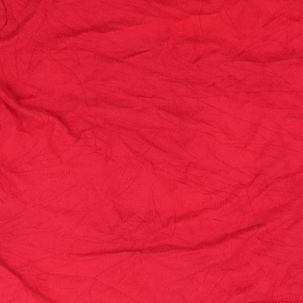 Gap Mens Red Knit Pullover Jumper Size M - Contrast Trim