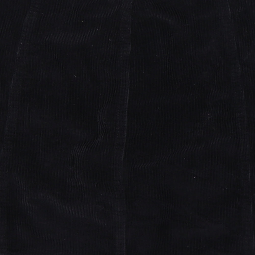 New Look Womens Blue Striped Corduroy Straight & Pencil Skirt Size 8