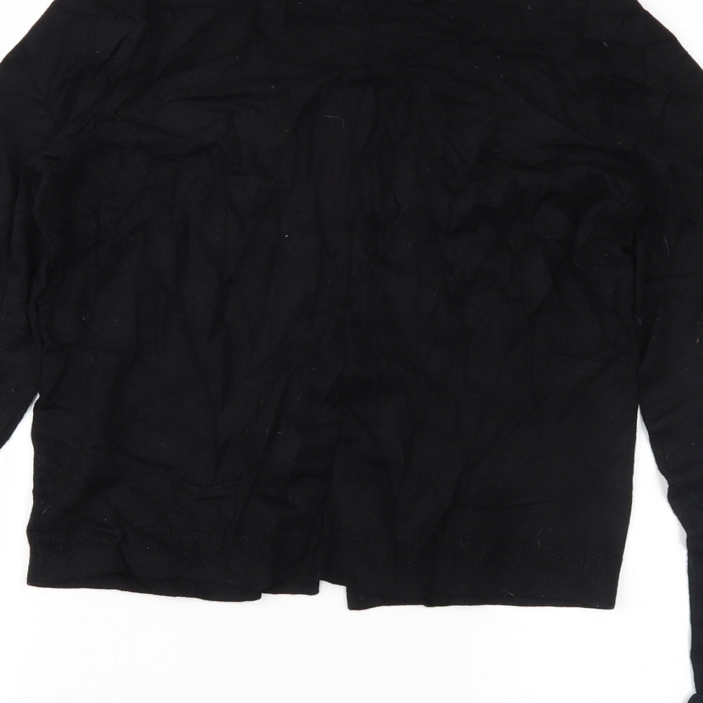 AB Studio Womens Black Cardigan Jumper Size 10