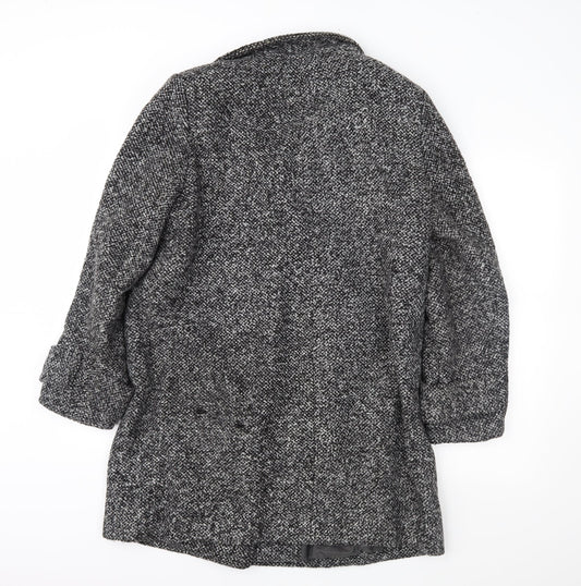 Womens UK Size 16 The Collection Grey Overcoat