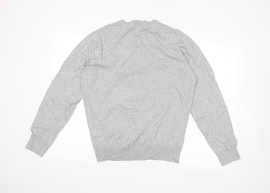 George Mens Grey Pullover Jumper Size L