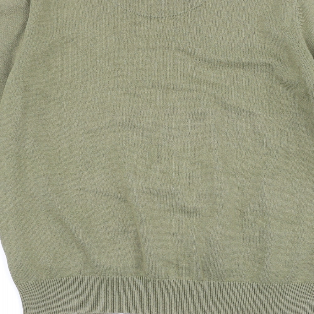 Blue Harbour Mens Green Pullover Jumper Size S