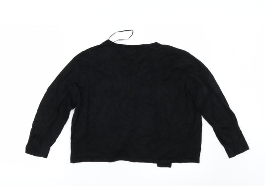 Matalan Womens Black Cardigan Jumper Size L
