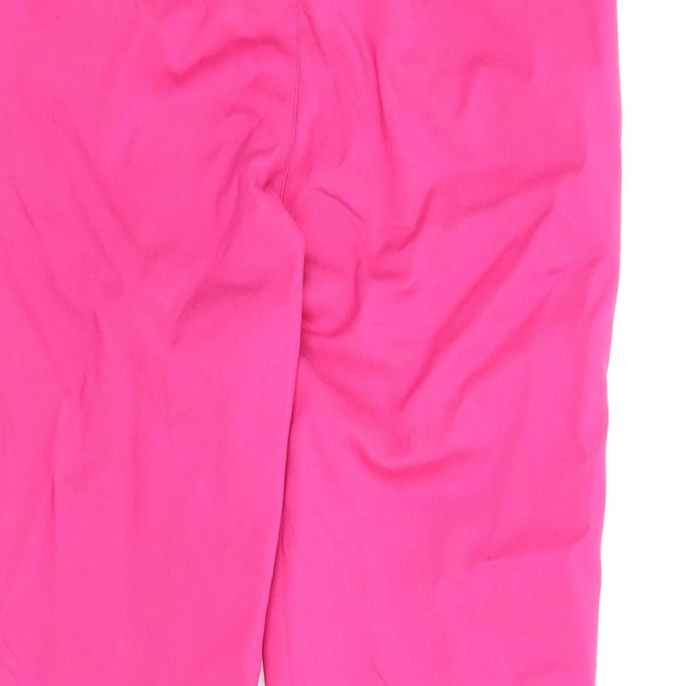 Womens UK Size M Freesia Regular Fit Chino Pink Trousers