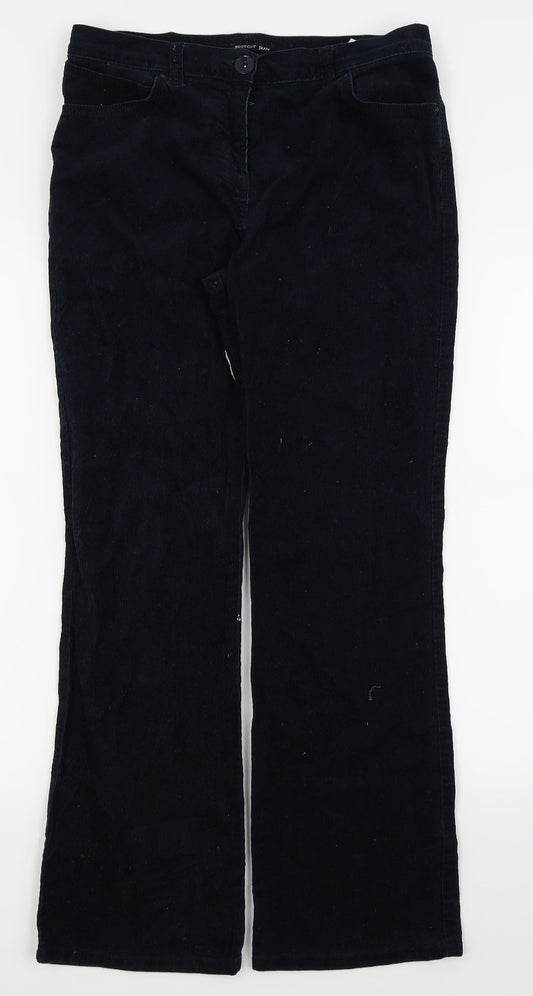 Marks & Spencer Womens Black Tapered Jeans Size 10 L28.5 in