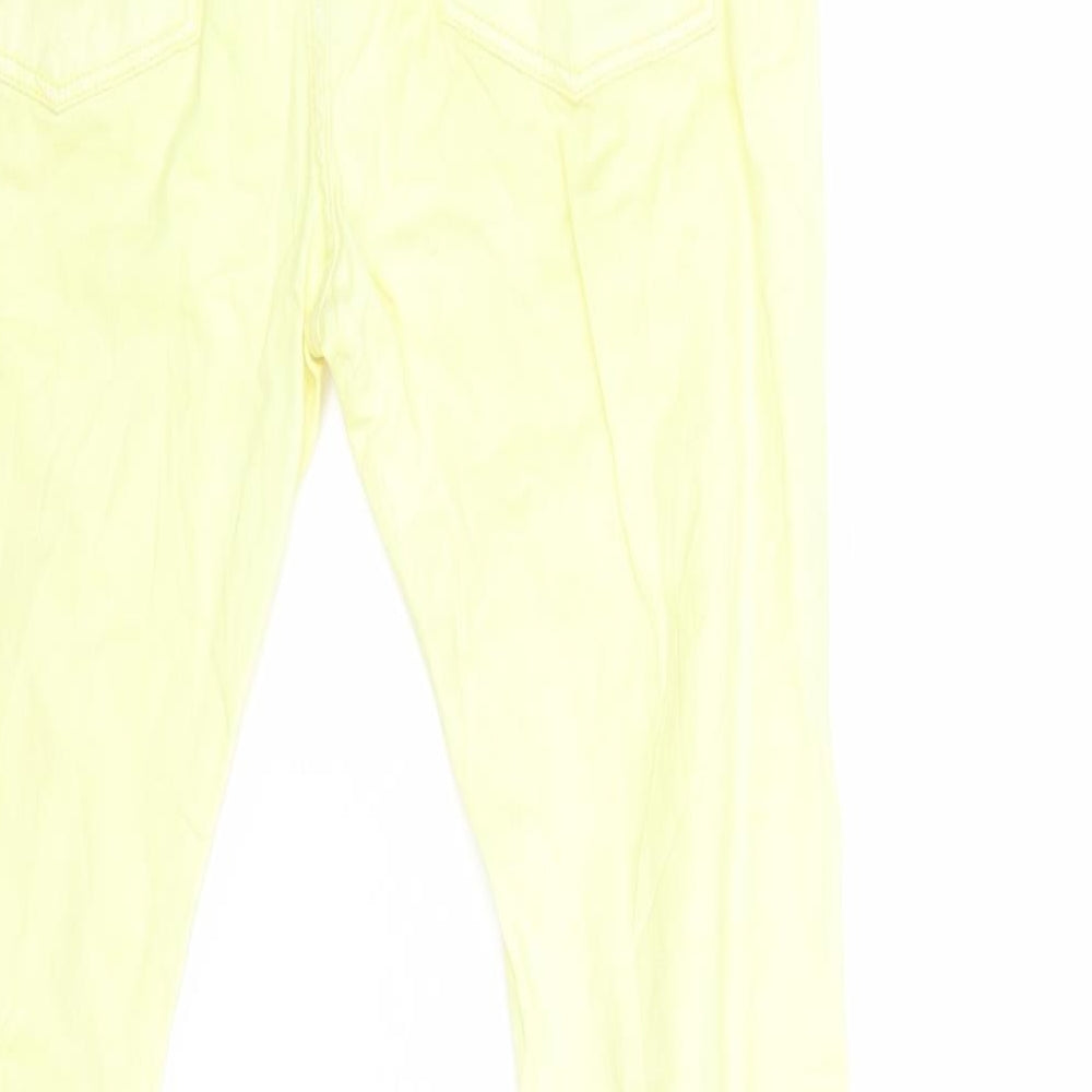 Izzue Womens Yellow Denim Skinny Jeans Size 26 in L30 in