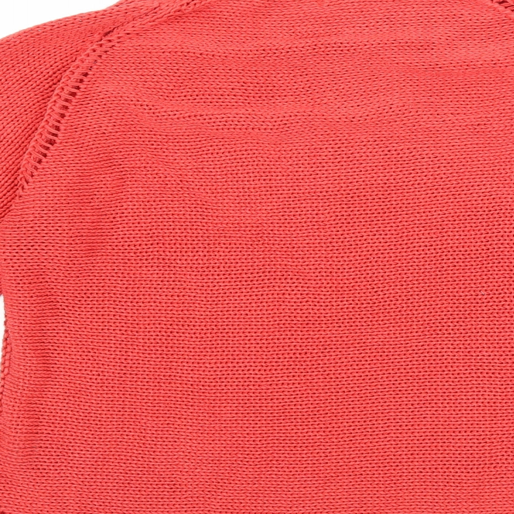 Lakeland Womens Red Knit Pullover Jumper Size 16