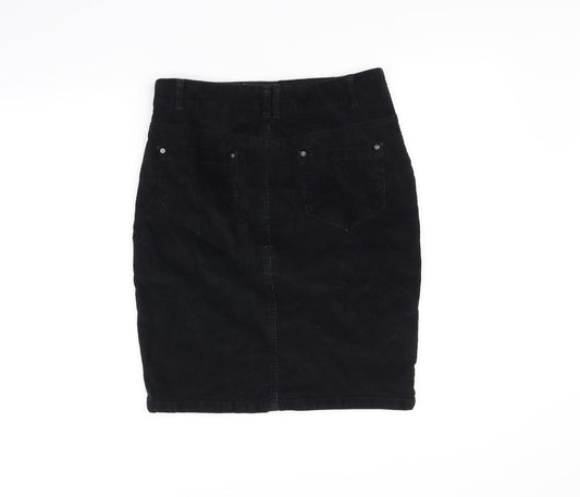 TU Womens Black A-Line Skirt