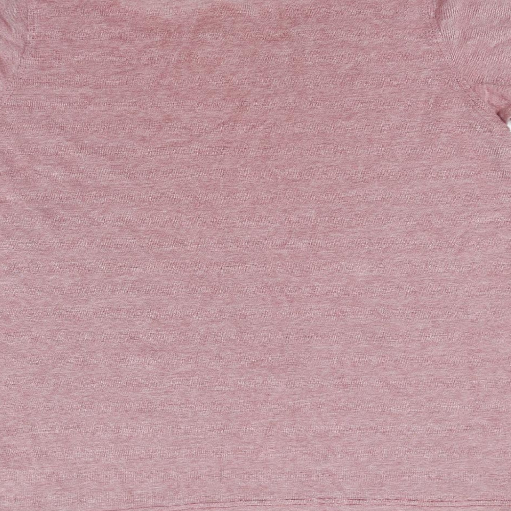 Womens UK Size L Maine Pink Basic Polo