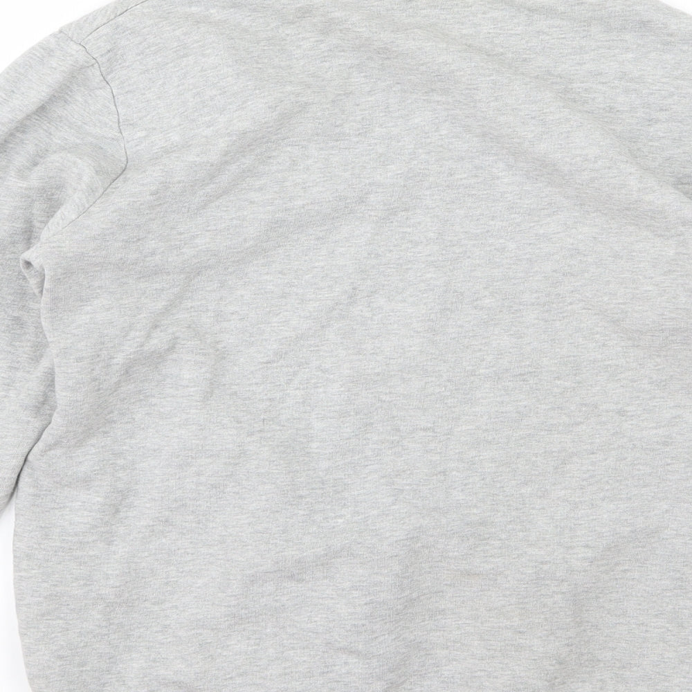 Mens UK Size XS Cotton Traders Grey Pullover Sweatshirt