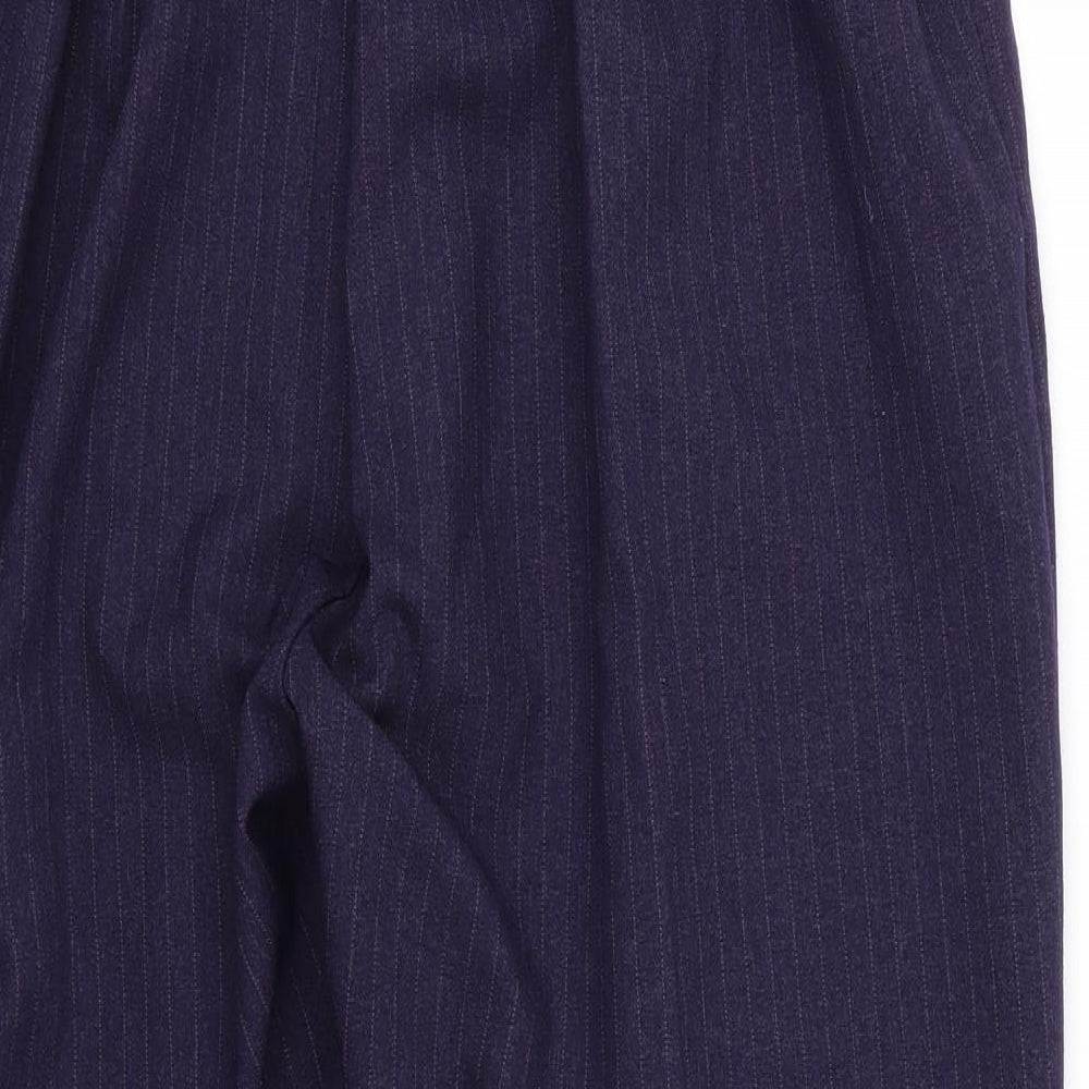 Womens UK Size 34 in Preworn Regular Fit Purple Trousers